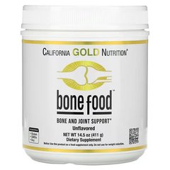 California Gold Nutrition, Bone Food, поддержка костей, 411 г Коллаген