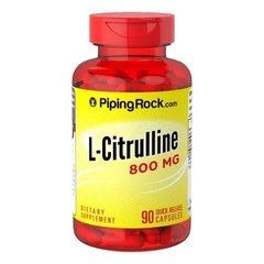 Piping Rock	L-Citrulline 800 mg 90 capsules Аминокислоты