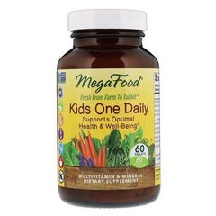 MegaFood Kids One Daily 60 таб Комплекс мультивитаминов для детей