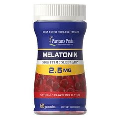 Puritan's Pride Melatonin Gummy 2.5 mg 60 таб Мелатонин
