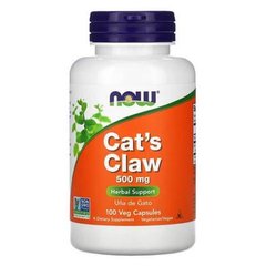 NOW Cat's Claw 500 mg 100 капсул Другие экстракты