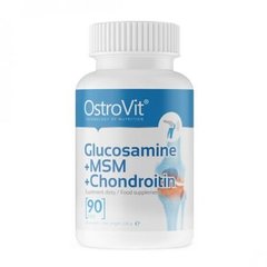 OstroVit Glucosamine+MSM+Chondroitin 90 таб Глюкозамін і хондроітин