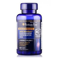 Puritan’s Pride Glucosamine Chondroitin MSM Double Strength 60 tab Глюкозамін і хондроітин