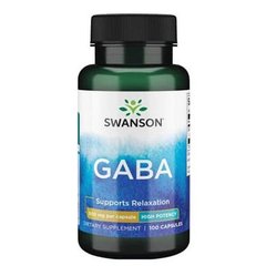 Swanson GABA 750 mg 100 caps GABA