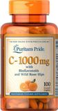 395 грн Вітамін C Puritan's Pride Vitamin C-1000 mg with Rose Hips 100 капсул