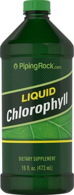 Жидкий хлорофилл PipingRock (естественная мята) 473 мл Хлорофил