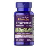 415 грн Інші екстракти Puritan's Pride Resveratrol 100 mg 60 рідких капсул