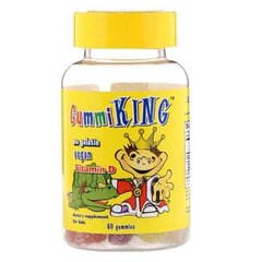 GummiKing Vitamin D for Kids 60 жувальних цукерок Вітамін D для дітей