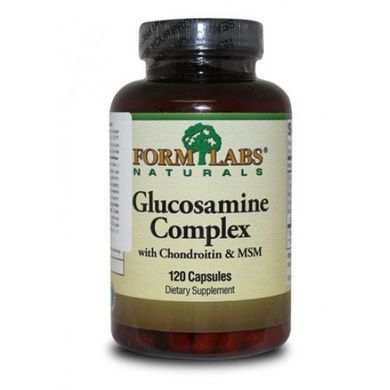 Form Labs Glucosamine & Chondroitin & MSM 120 caps Глюкозамін і хондроітин