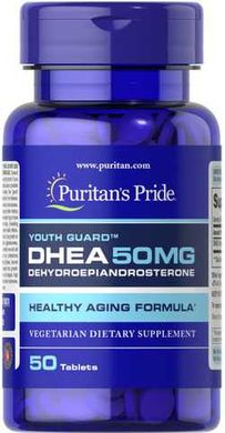 Puritan's Pride DHEA 50 mg 50 таблеток Добавки на основе трав