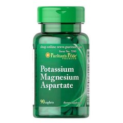 Puritan's Pride Potassium Magnesium Aspartate 90 таб. Магній