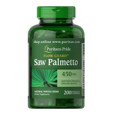 Puritan's Pride Saw Palmetto 450 mg 200 капс Saw Palmetto