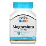 245 грн Мінерали 21st Century Magnesium 250 mg 110 таблеток