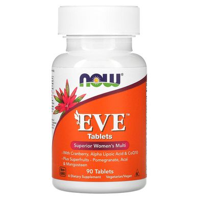 NOW Eve Women's Multi 90 таблеток Витамины и минералы