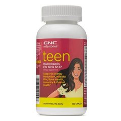 GNC Teen Multivitamin For Girls 12-17 120 таб Комплексы для подростков