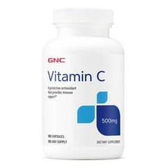 GNC Vitamin C 500mg 180 капсул Витамин C