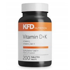 KFD Vitamin D3+K2 200 таб. Вітамін D