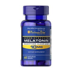 Puritan's Pride Melatonin 10 mg 60 caps Мелатонін