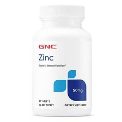 GNC Zinc Citrate 50 mg 90 табл Цинк