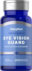 Piping Rock	EYE Vision Guard 200 софт-гелеві капсули Харчові добавки