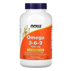 Now Foods Omega 3-6-9 250 капс Омега 3-6-9