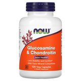 810 грн Глюкозамін і хондроітин NOW Glucosamine & Chondroitin 120 капсул