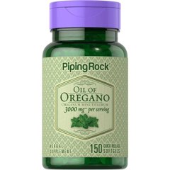 Piping Rock	Oil of Oregano 1500 mg 150 софт-гелевые капсулы  Добавки на основе трав