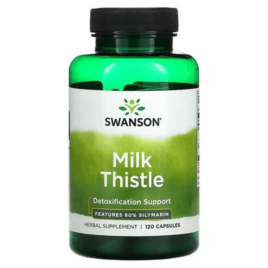Swanson Milk Thistle 250 мг 120 капсул Росторопша