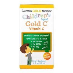 California Gold Nutrition Children's Liquid Gold Vitamin C 118 ml Витамин C для детей