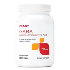 GNC GABA 750 mg 90 капс GABA
