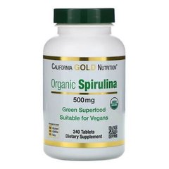 California Gold Nutrition Spirulina 240 табл Спіруліна