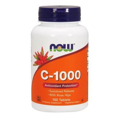 NOW Vitamin C-1000 100 таб Вітамін C