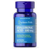 655 грн Гиалуроновая кислота Puritan's Pride Hyaluronic Acid 100 mg 60 капсул