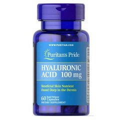 Puritan's Pride Hyaluronic Acid 100 mg 60 капс Гіалуронова кислота