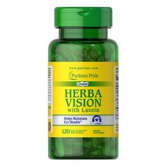 Puritan's Pride Herbavision with Lutein and Bilberry 120 капсул Лютеин