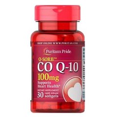 Puritan's Pride Co Q-10 100 mg 30 caps Коензим Q-10