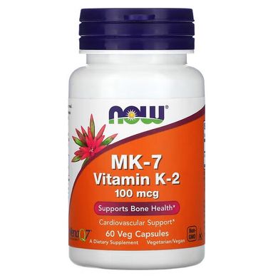 NOW MK-7 K2 100 mcg 60 капсул Витамин К