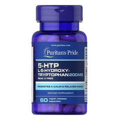 Puritan's Pride 5-HTP 200 mg 60 капсул 5-HTP