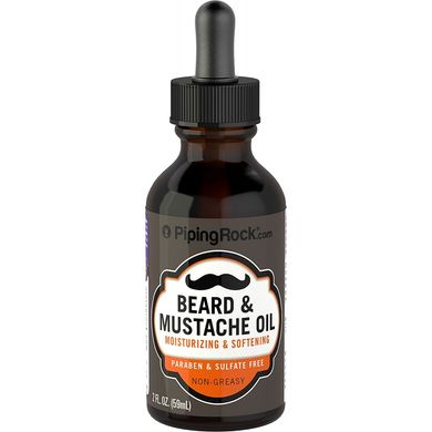 Piping Rock	Beard & Mustache Oil Unscented with Dropper 59 мл Для шкіри волосся і нігтів