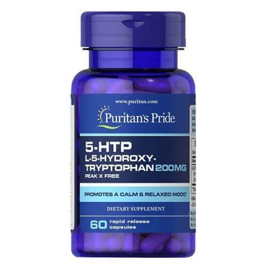 Puritan's Pride 5-HTP 200 mg 60 капсул 5-HTP