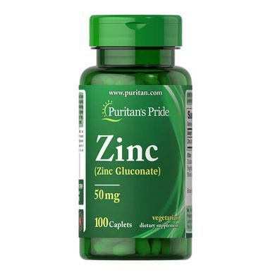 Puritan's Pride Zinc 50 mg 100 таб Цинк