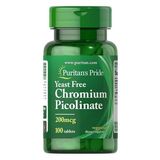 195 грн Хром Puritan's Pride Chromium Picolinate 200 mcg 100 таблеток