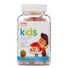 GNC Kids Gummy Calcium 120 жувальних цукерок Інші добавки для дітей