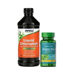 Комплекс Хлорофілу та Зеленого Чаю: потужний антиоксидант для підтримки здоров'я Комплекти