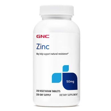 GNC Zinc 50 mg 250 табл Цинк