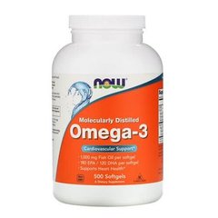 NOW Omega-3 500 капсул Омега-3