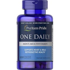 Puritan's Pride One Daily Men’s Multivitamin 100 таб Витамины для мужчин