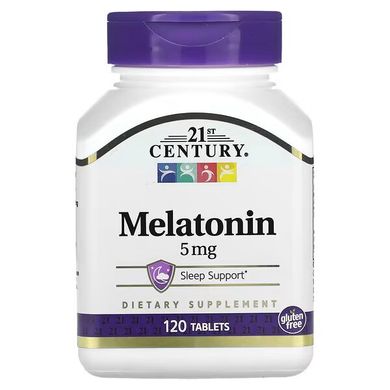 21st Century melatonin 5 mg 120 таблеток Мелатонин