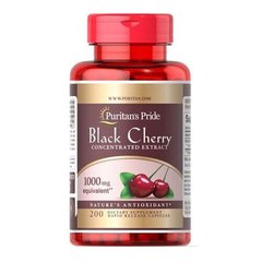 Puritan's PrideBlack Cherry Extract 1000 mg 200 капс Інші екстракти