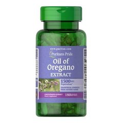 Puritan's Pride Oil of Oregano Extract 1500 mg 180 капс Інші екстракти